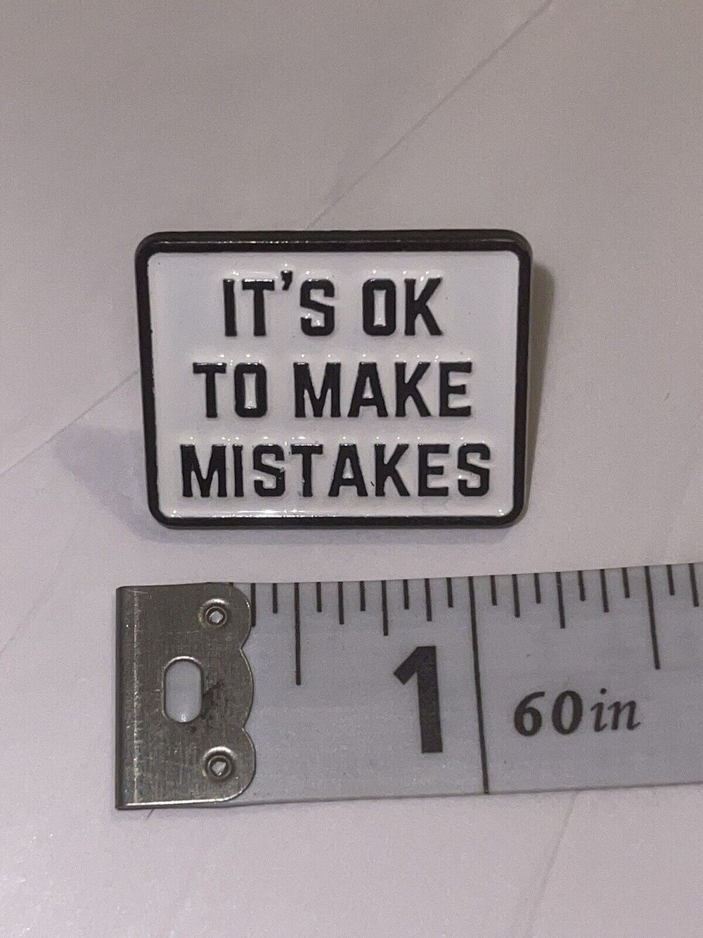 It’s Ok To Make Mistakes Pin Brooch